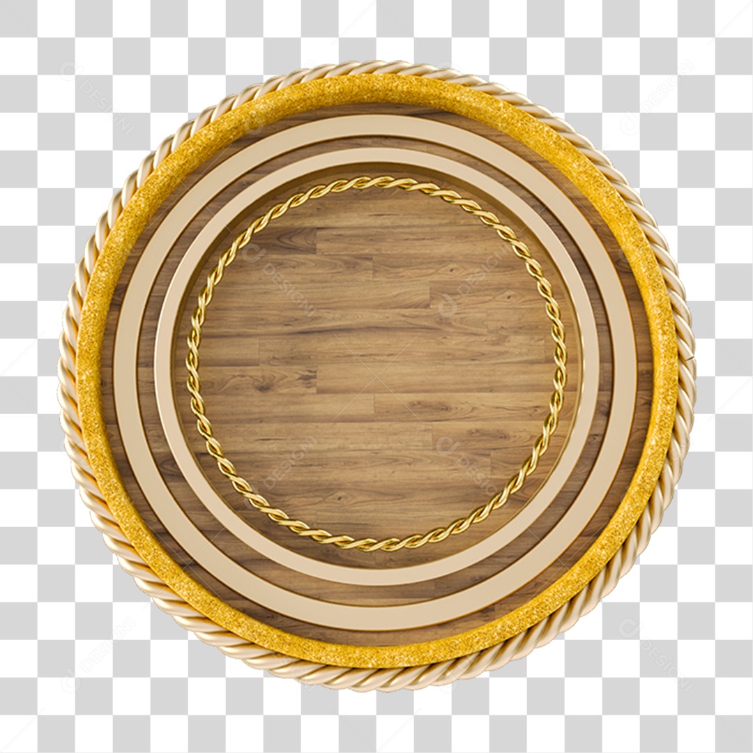 Placa de Madeira Cordas PNG Transparente