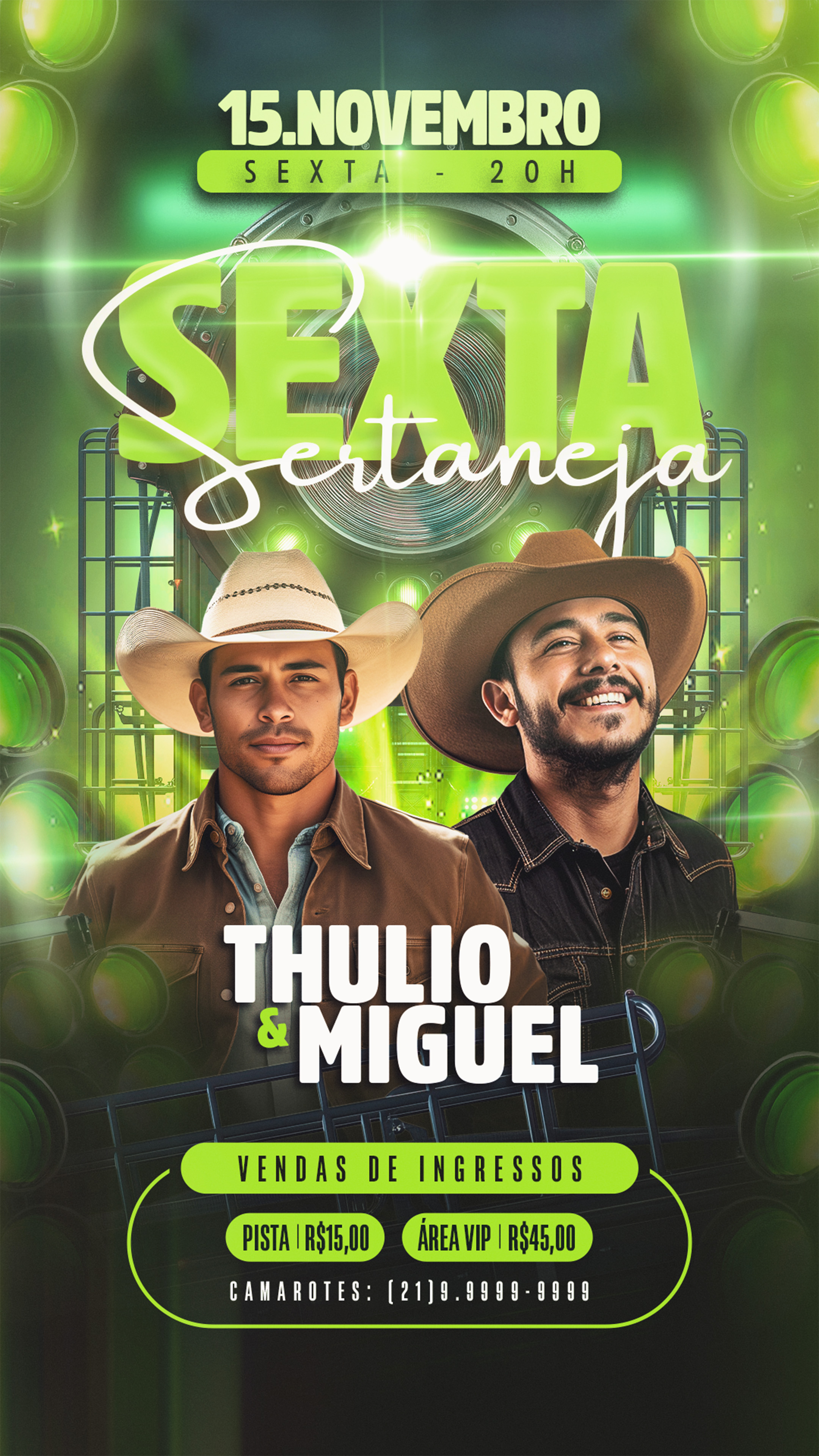 Flyer Evento Balada Sextagin Story Social Média PSD Editável