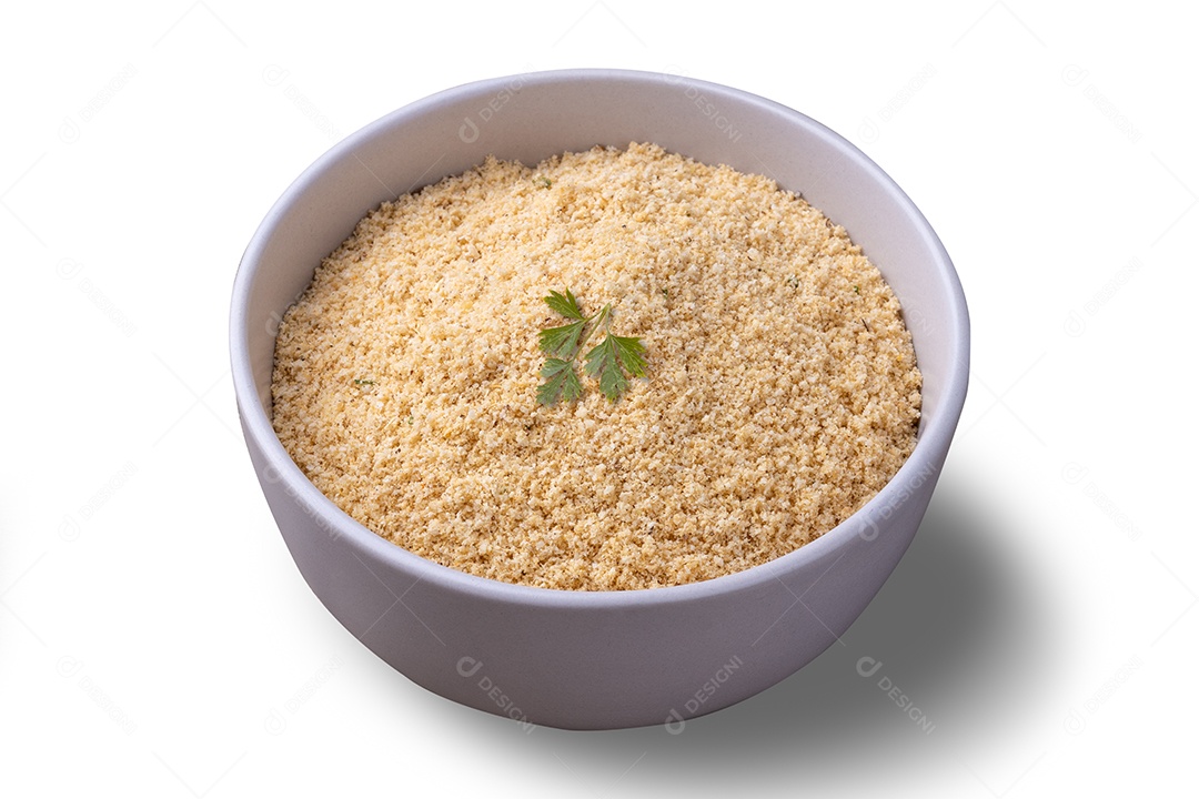 Tigela com farofa temperada