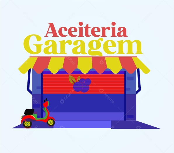 Garagem do Açaí Ilustração AI