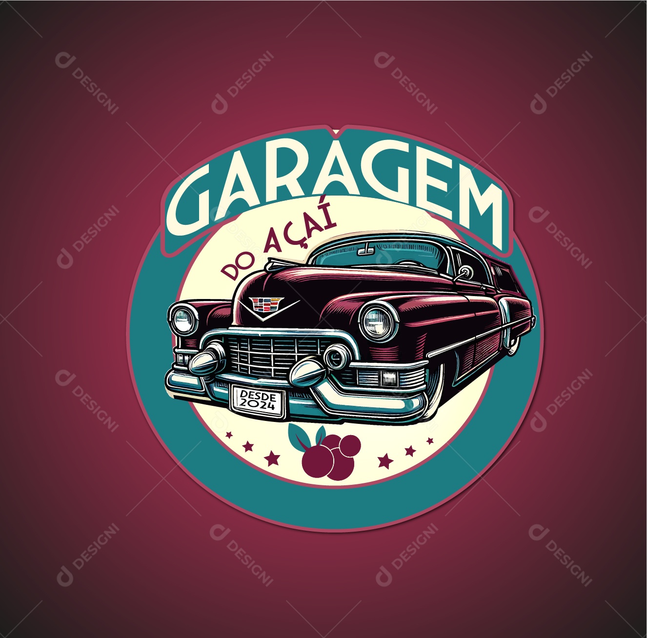 Garagem do Açaí Ilustração AI