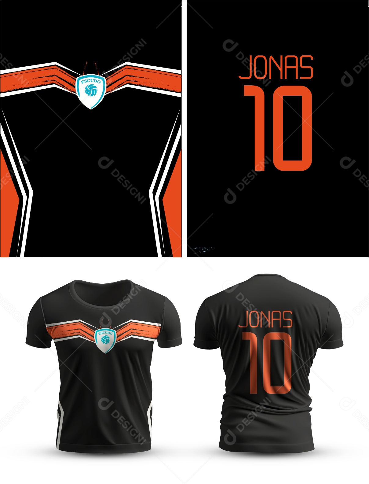 Uniforme de Futebol Ilustração AI