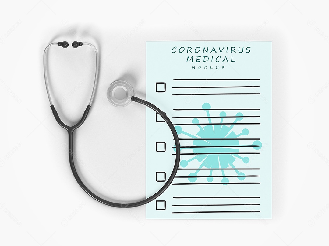 Equipamento Médico Mockup PSD Editável