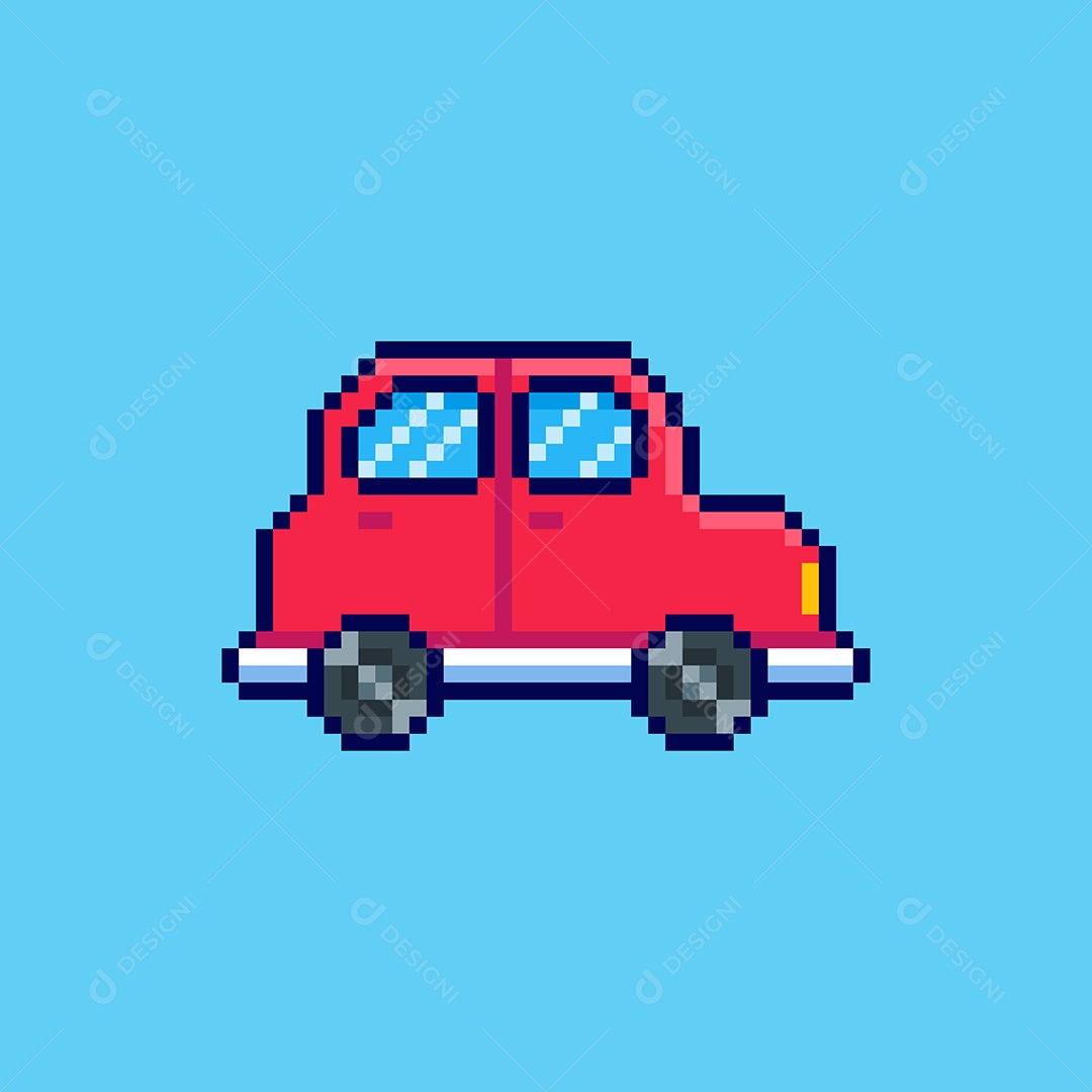 Carro Vermelho Vetor EPS