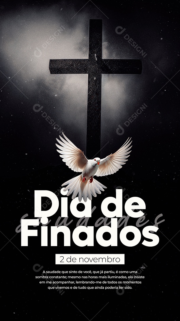 Story Dia de Finados 02 de Novembro Social Media PSD Editável
