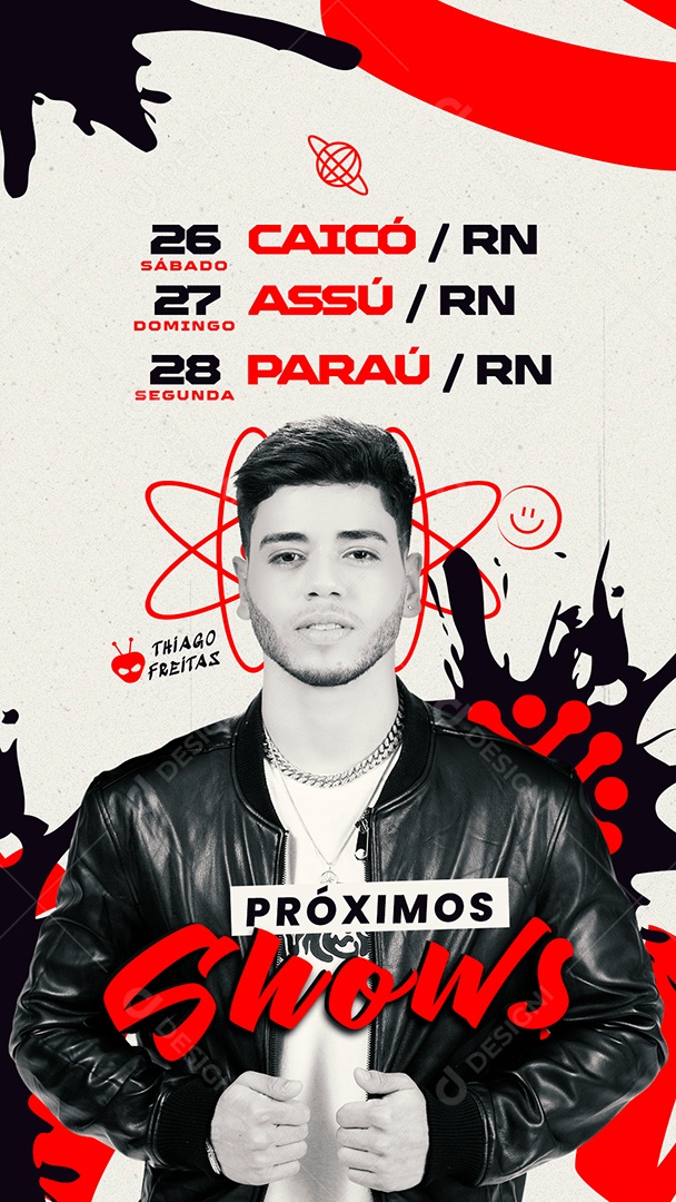 Story Flyer Agenda Next Shows Social Media PSD Editable