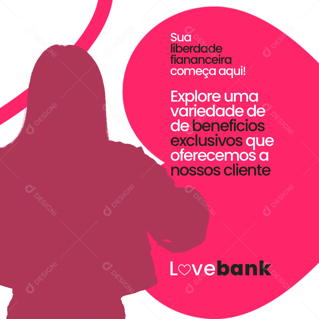 Banco digital Explore uma Velocidade de Benéficios Exclusivos Social Media PSD Editável