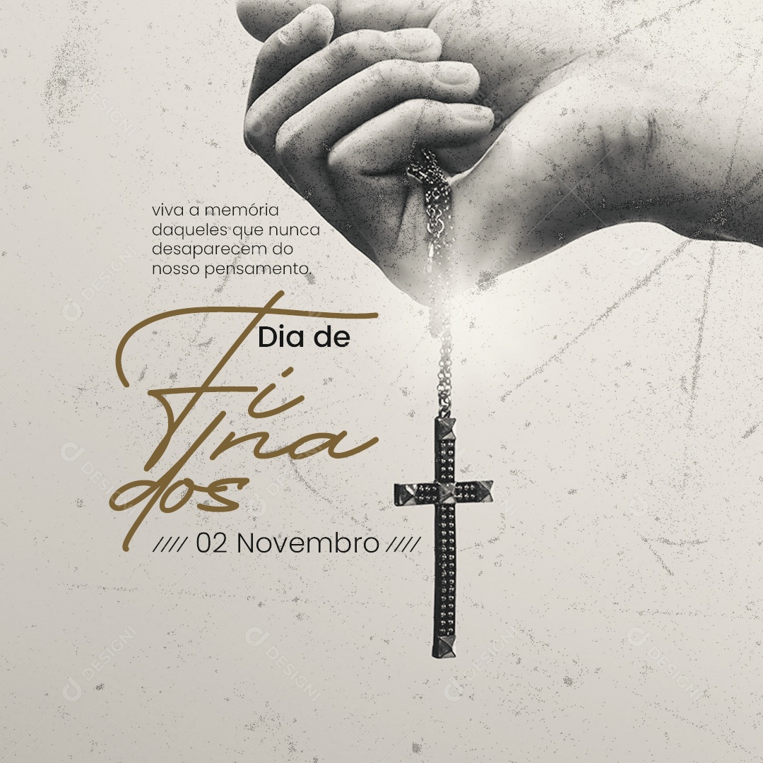 Dia de Finados 02 de Novembro Social Media PSD Editável