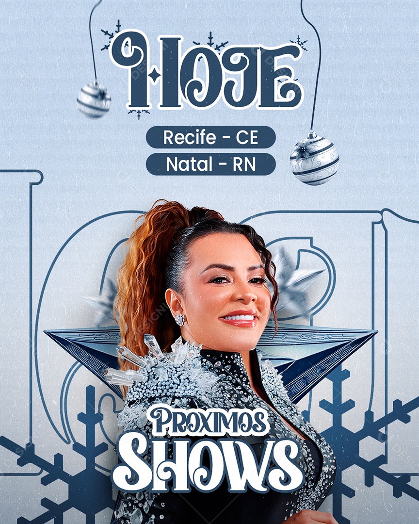 Flyer Próximos Shows Social Media PSD Editável