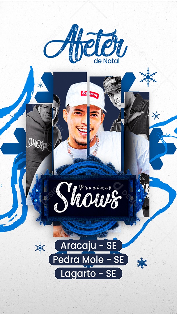 Flyer Próximos Shows Social Media PSD Editável