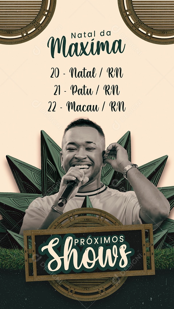 Story Flyer Próximos Shows Social Media PSD Editável