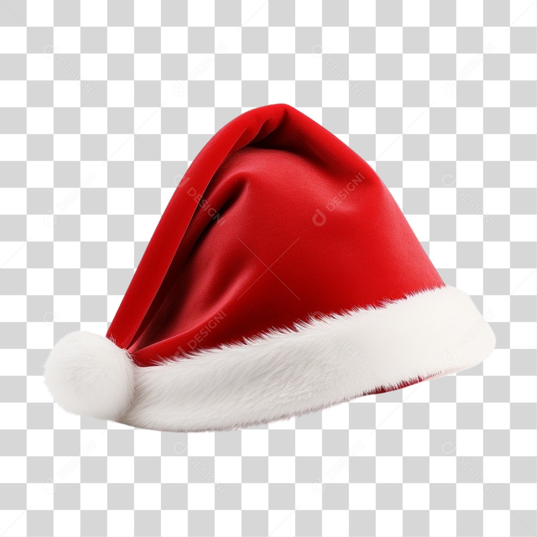 Gorro de Papai Noel PNG Transparente
