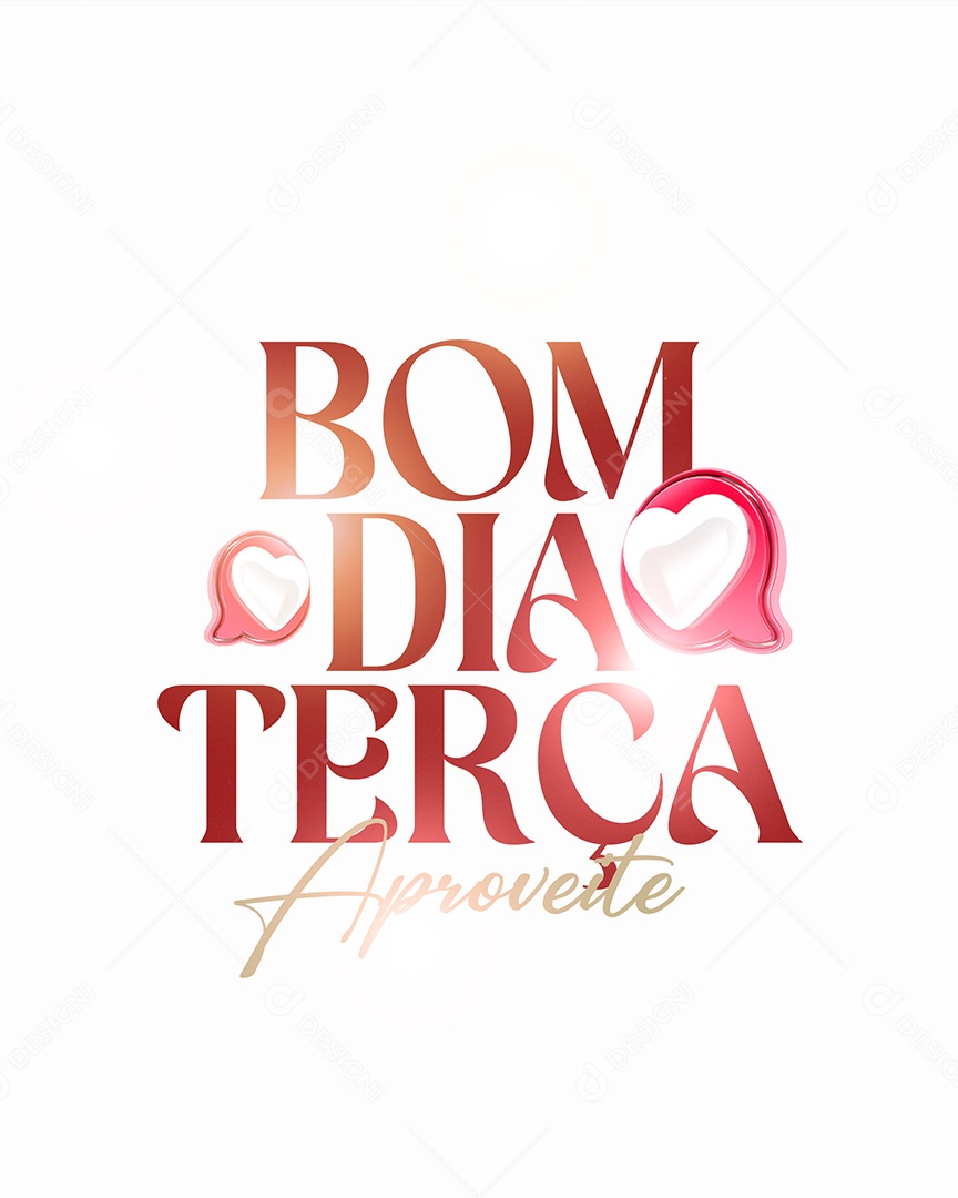 Frase Motivacional Bom Dia Terça Social Media PSD Editável