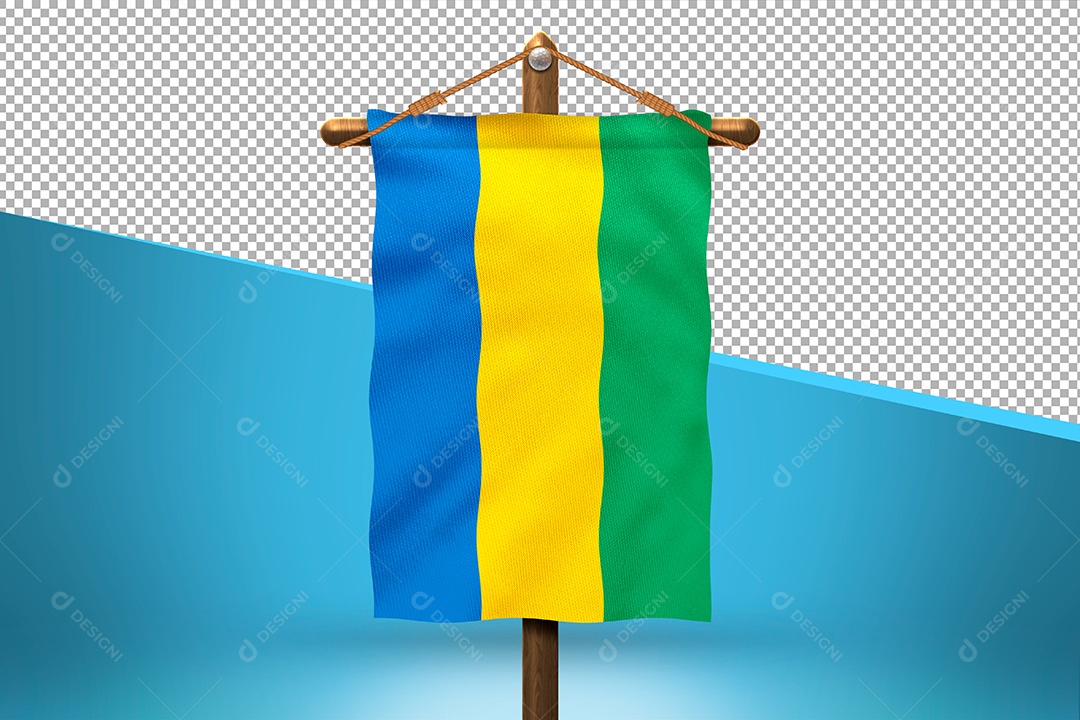 Bandeira do Fogão Elemento 3D para Composição PSD
