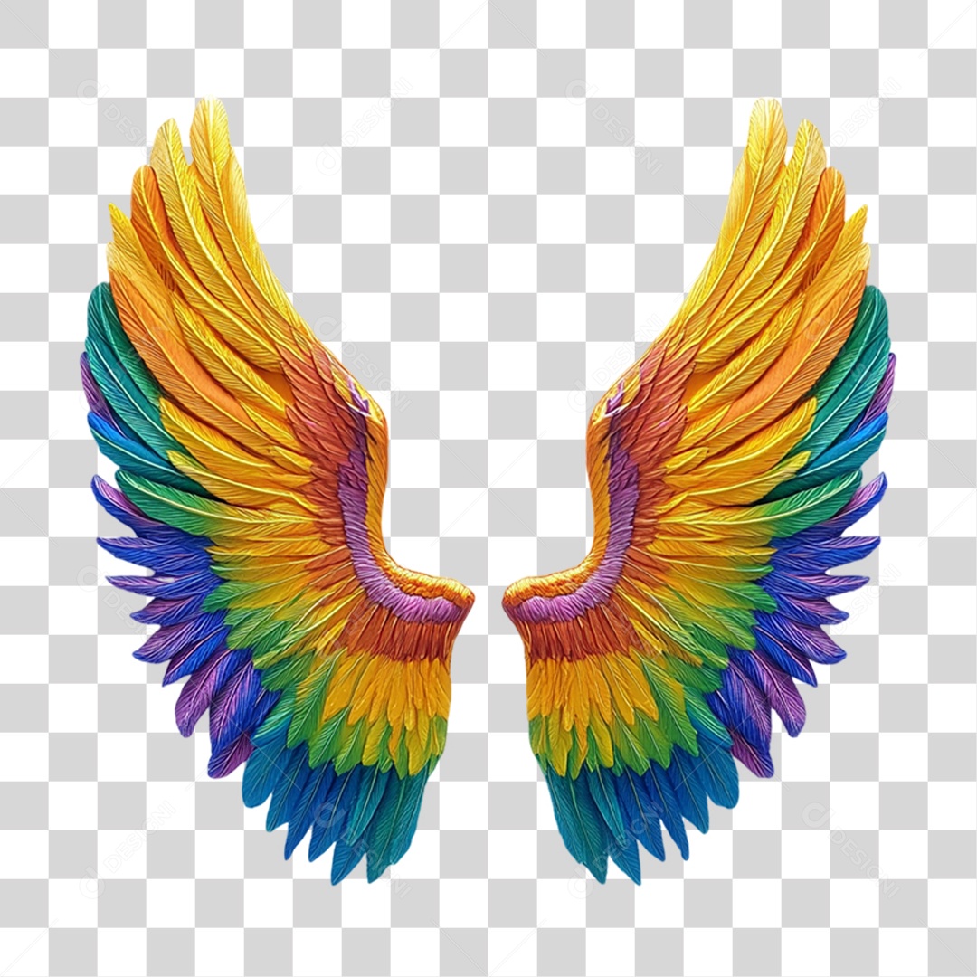 Asas Enfeites Decorações Carnaval PNG Transparente