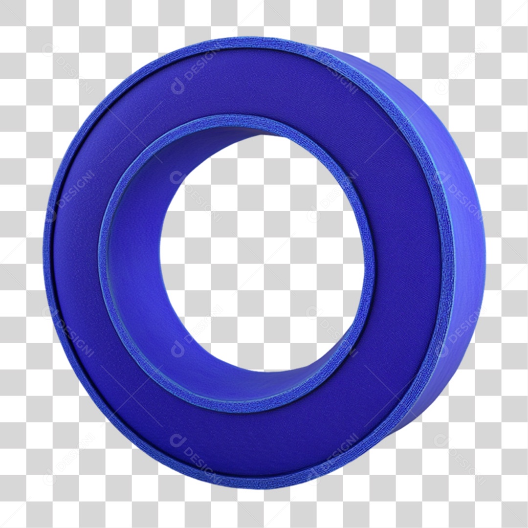 Roda Azul PNG Transparente