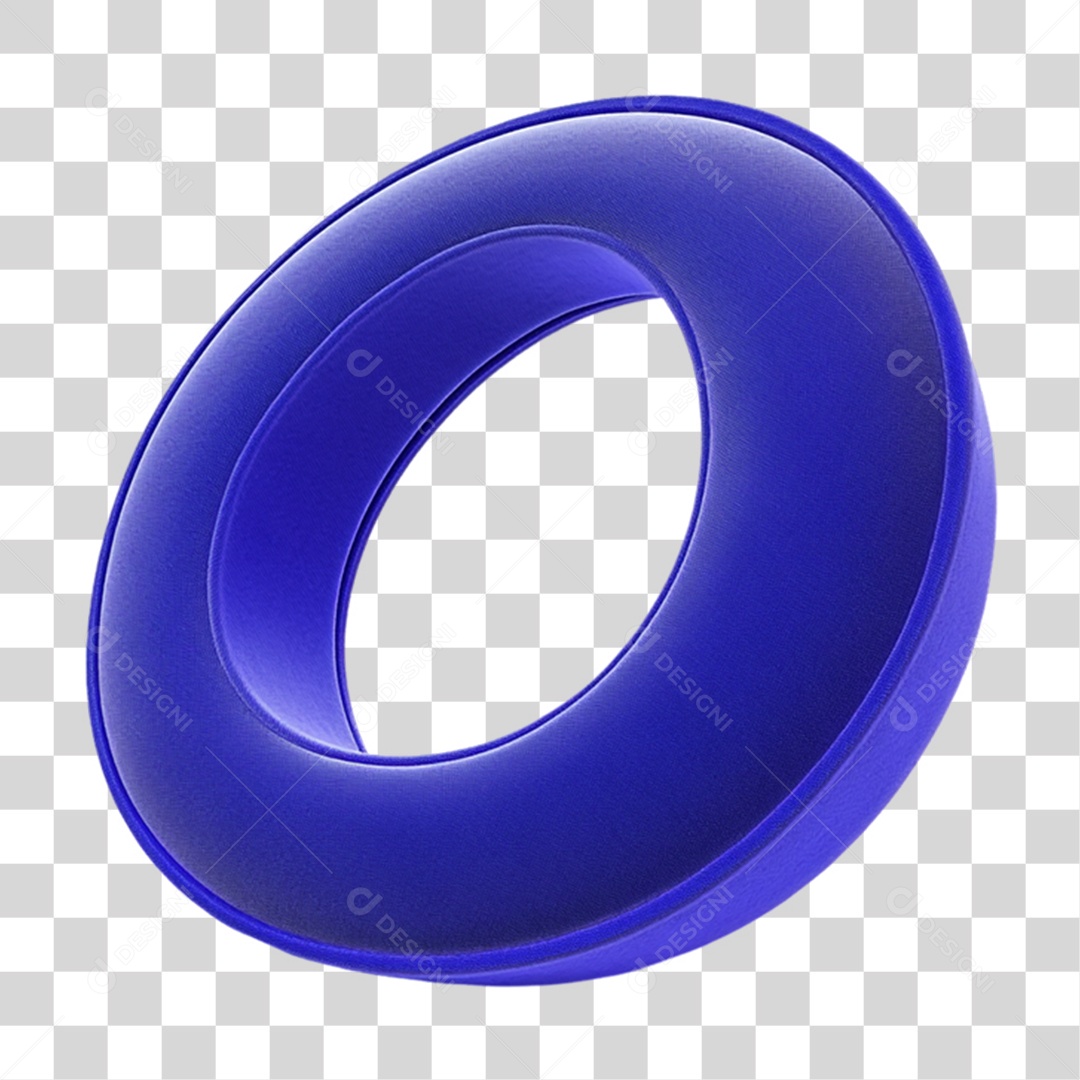 Roda Azul PNG Transparente