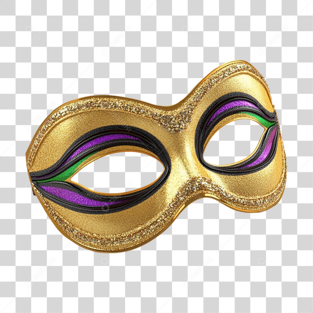 Máscara Enfeites Decorações Carnaval PNG Transparente