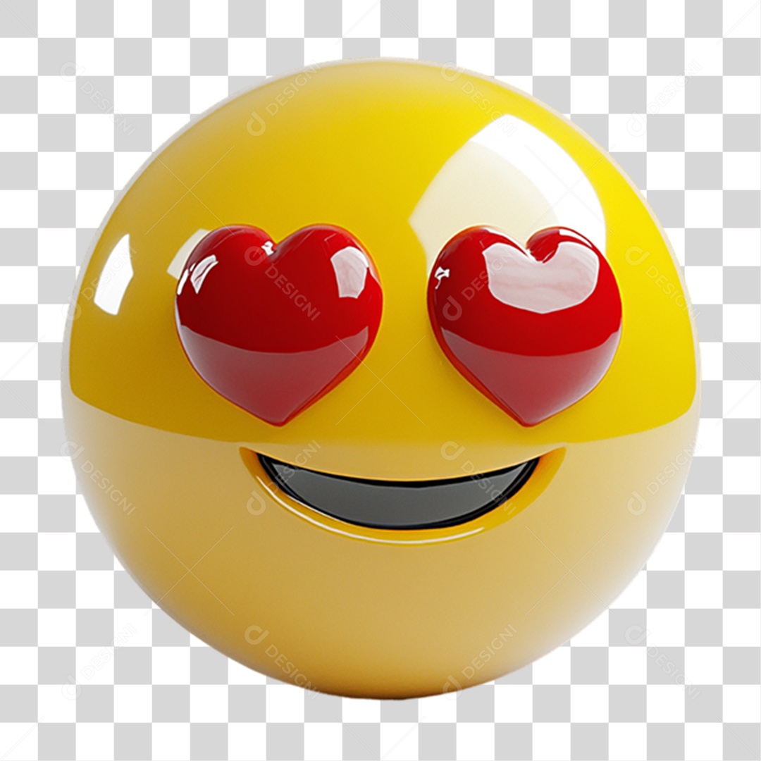 Elemento 3D Emoji Reações Emoções PNG Transparente