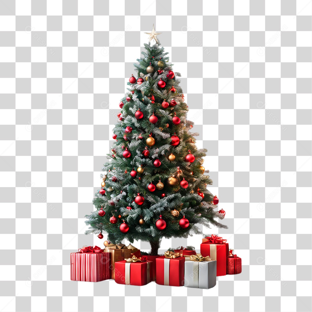 Árvore Natal PNG Transparente