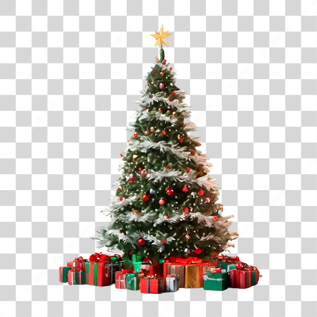 Árvore Natal PNG Transparente