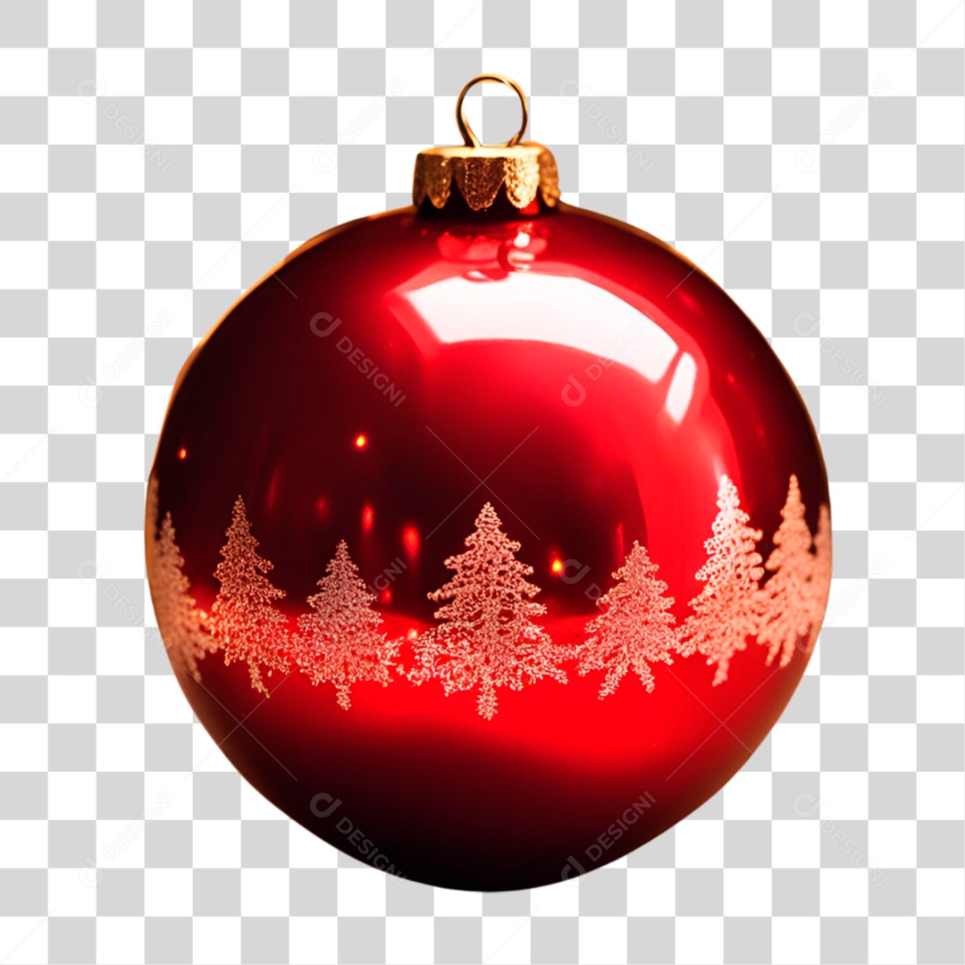 Bola de Natal PNG Transparente