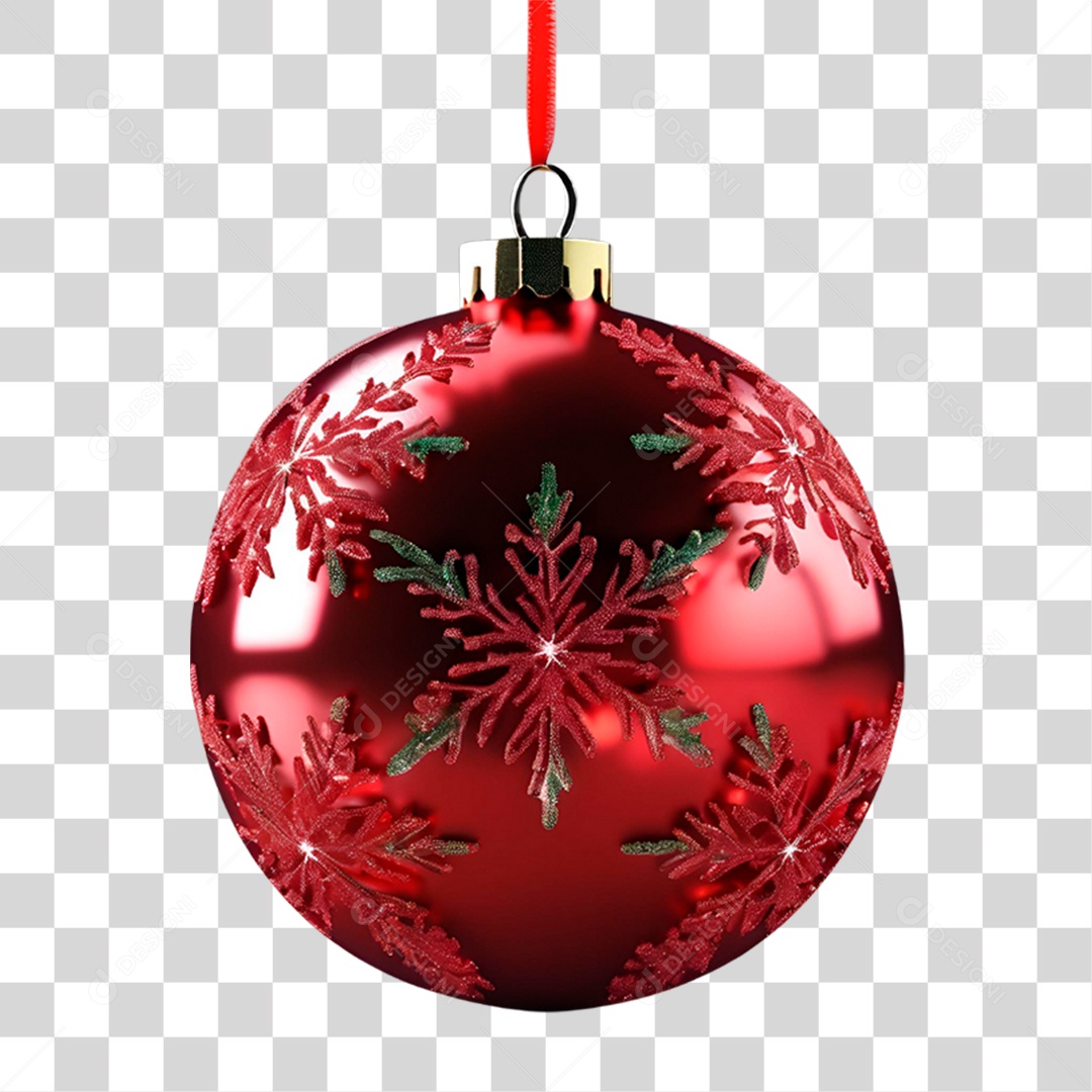 Bola de Natal PNG Transparente