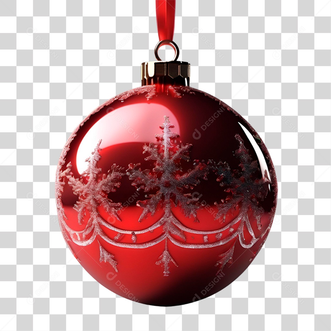 Bola de Natal PNG Transparente