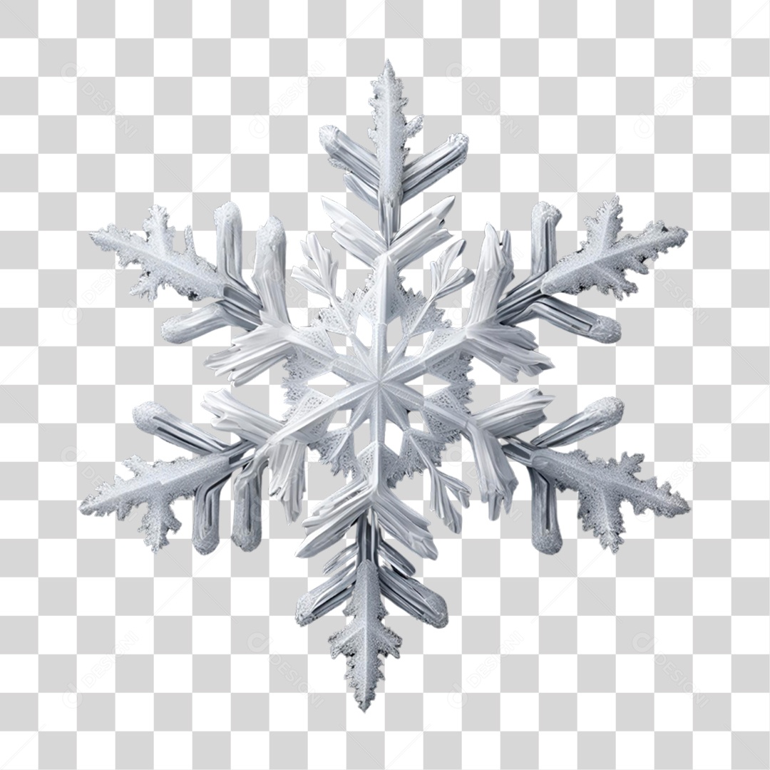 Floco de Neve PNG Transparente