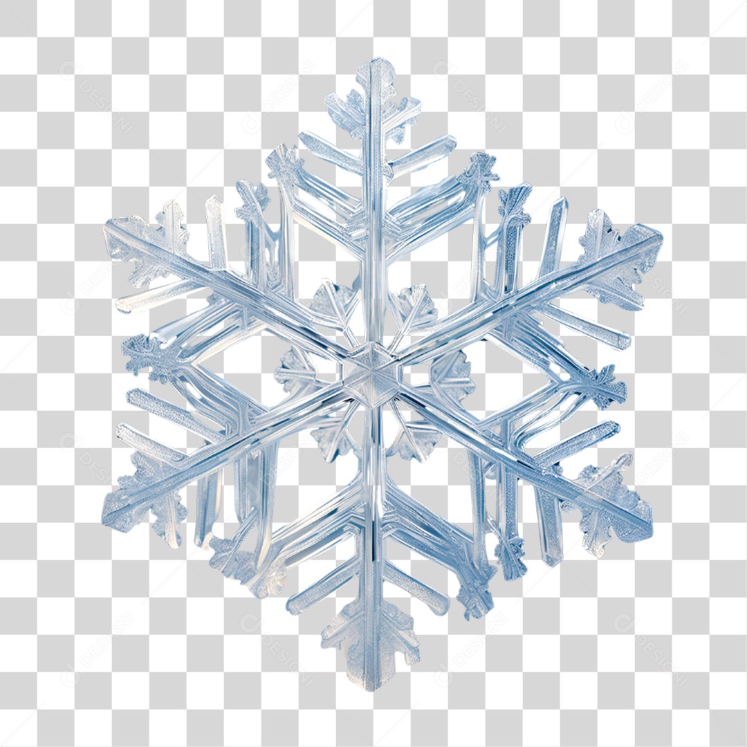 Floco de Neve PNG Transparente