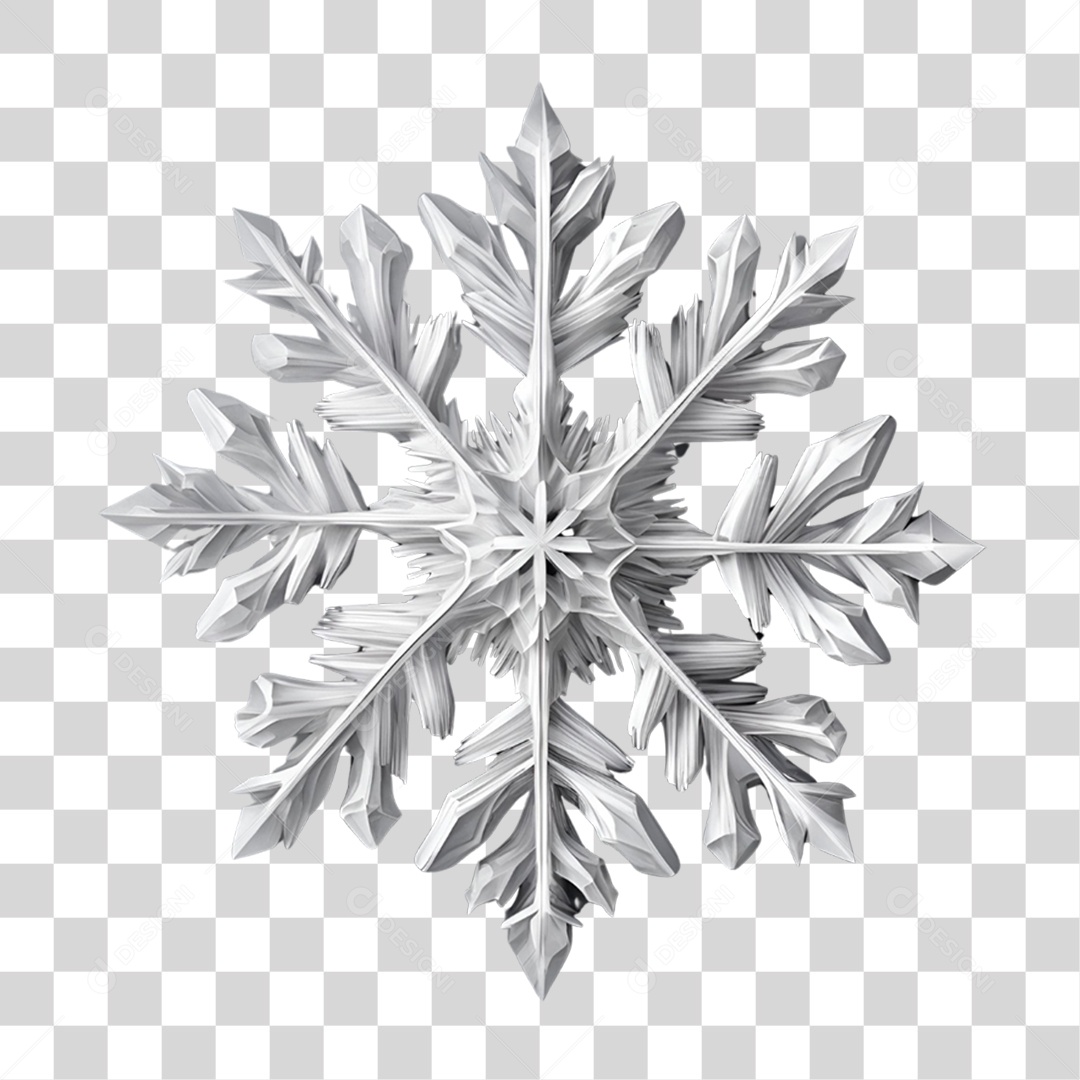 Floco de Neve PNG Transparente