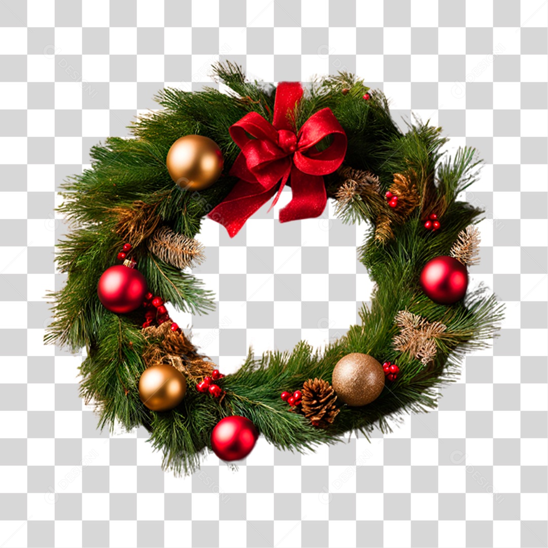 Guirlanda de Natal PNG Transparente