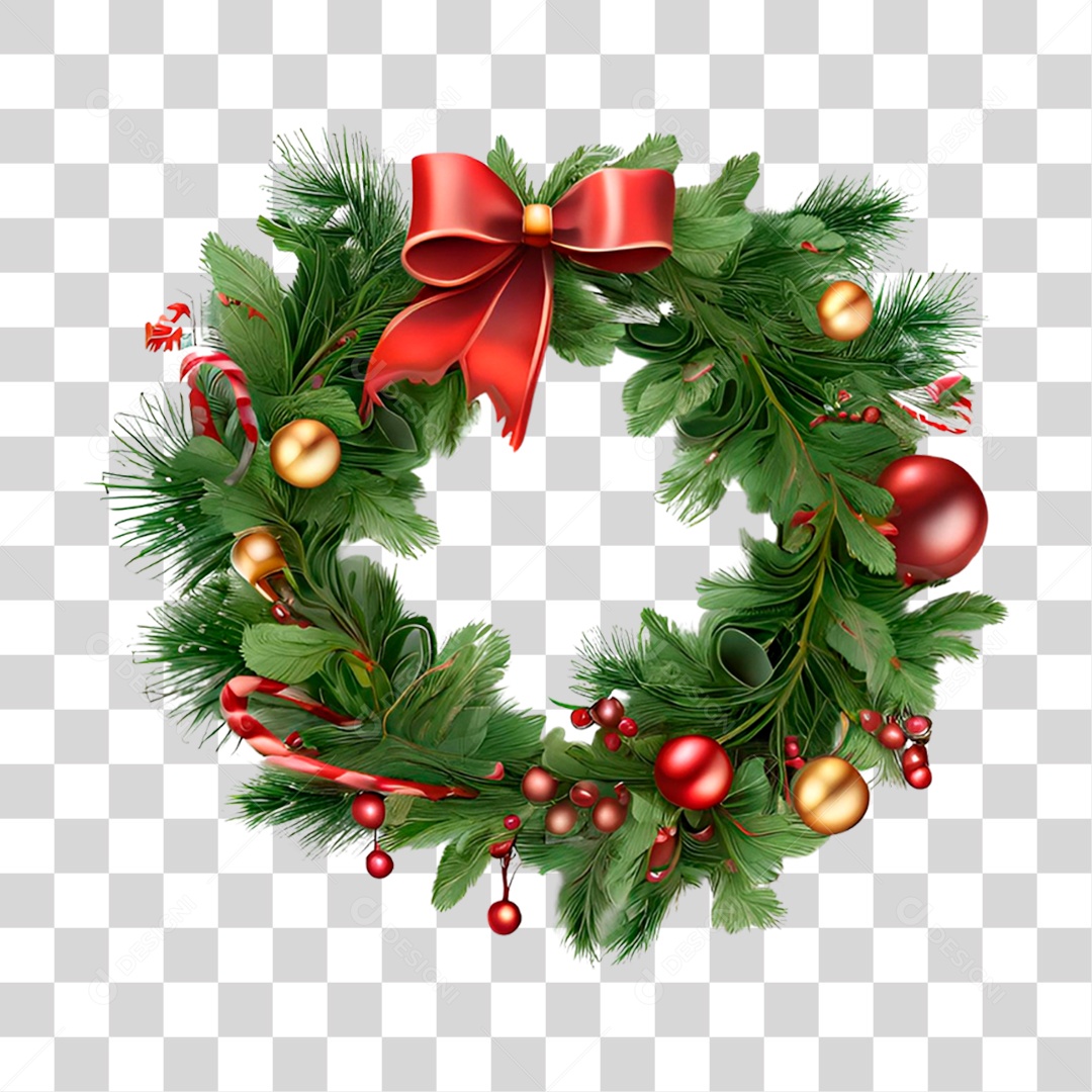 Guirlanda de Natal PNG Transparente