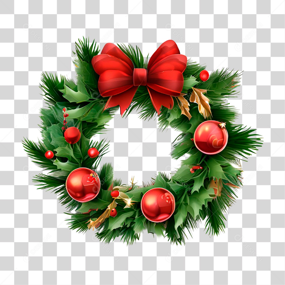 Guirlanda de Natal PNG Transparente