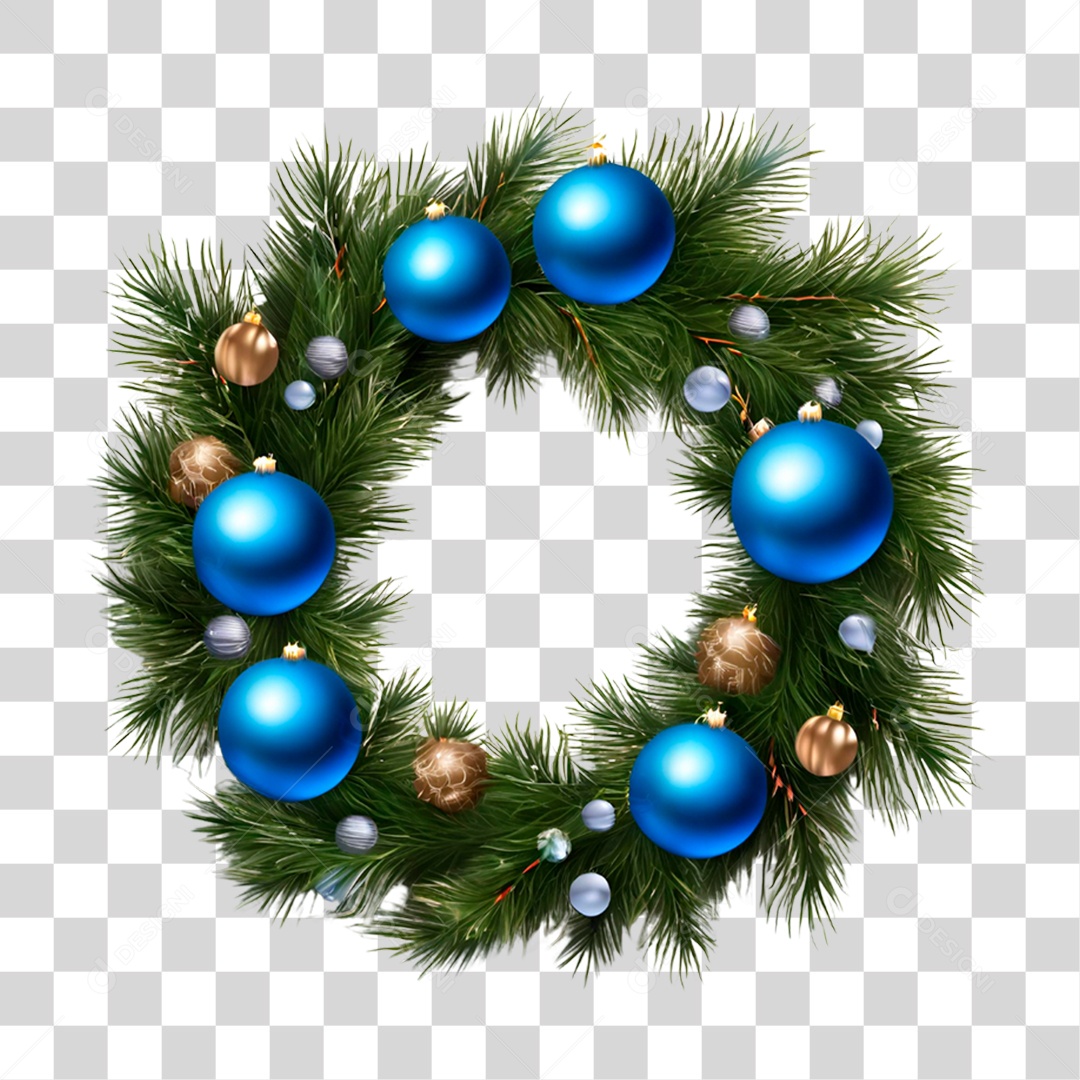 Guirlanda de Natal PNG Transparente