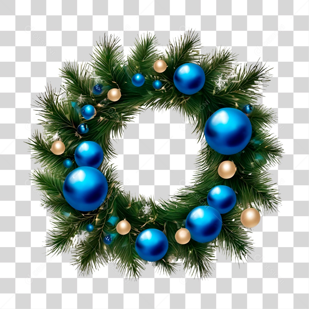 Guirlanda de Natal PNG Transparente
