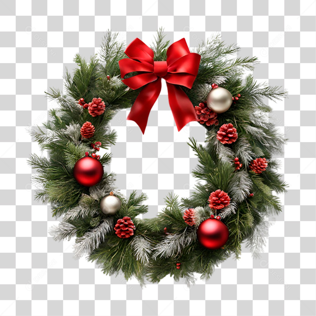 Guirlanda de Natal PNG Transparente