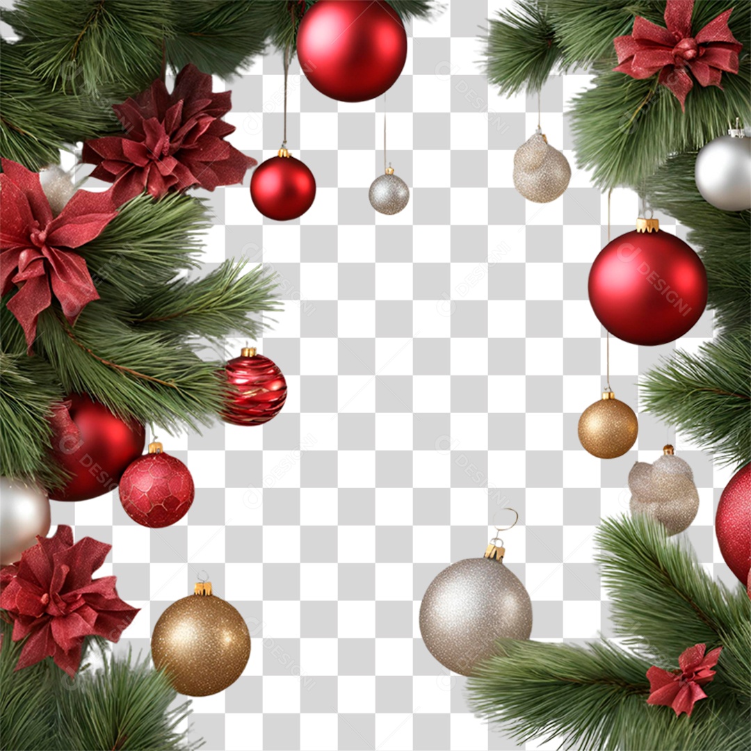 Guirlanda de Natal PNG Transparente