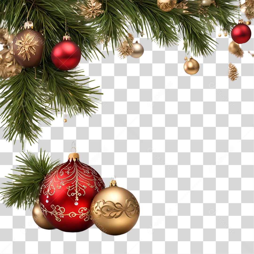 Guirlanda de Natal PNG Transparente