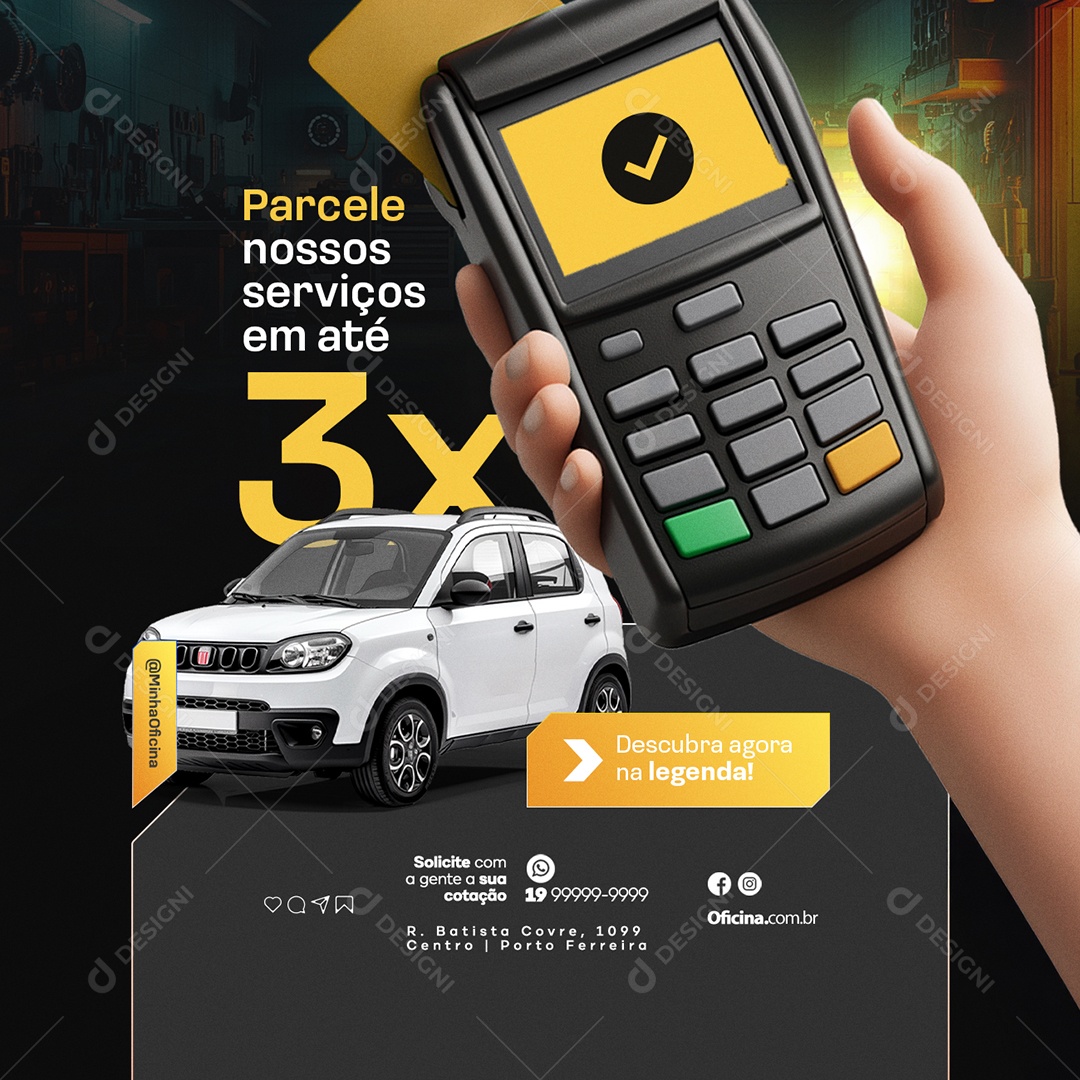 Oficina Parcele Social Media PSD Editável