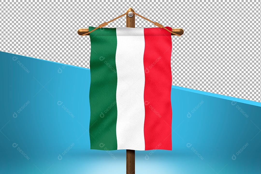 Bandeira de Hangar da Ungria Elemento 3D para Composição PSD