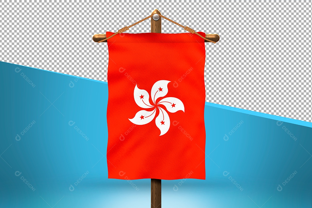 Bandeira do Afeganistão Elemento 3D para Composição PSD