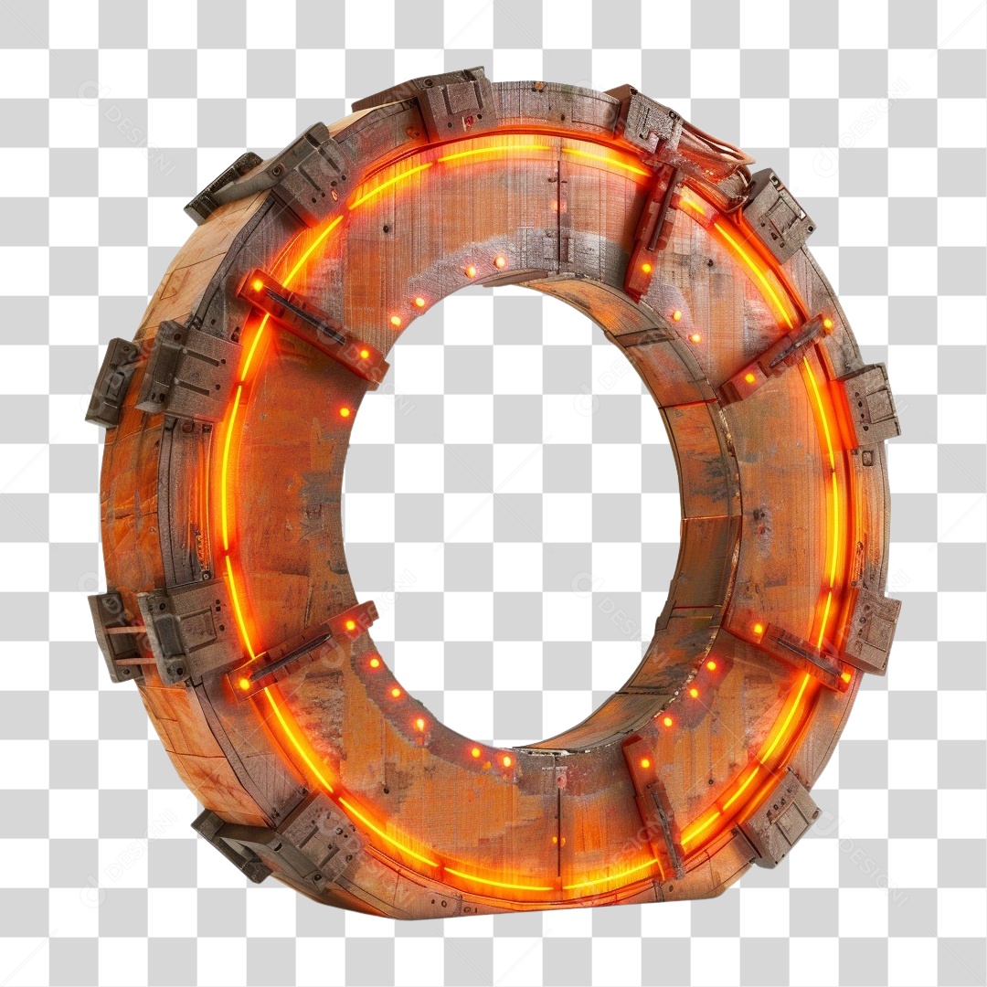 Portal de Madeira PNG Transparente