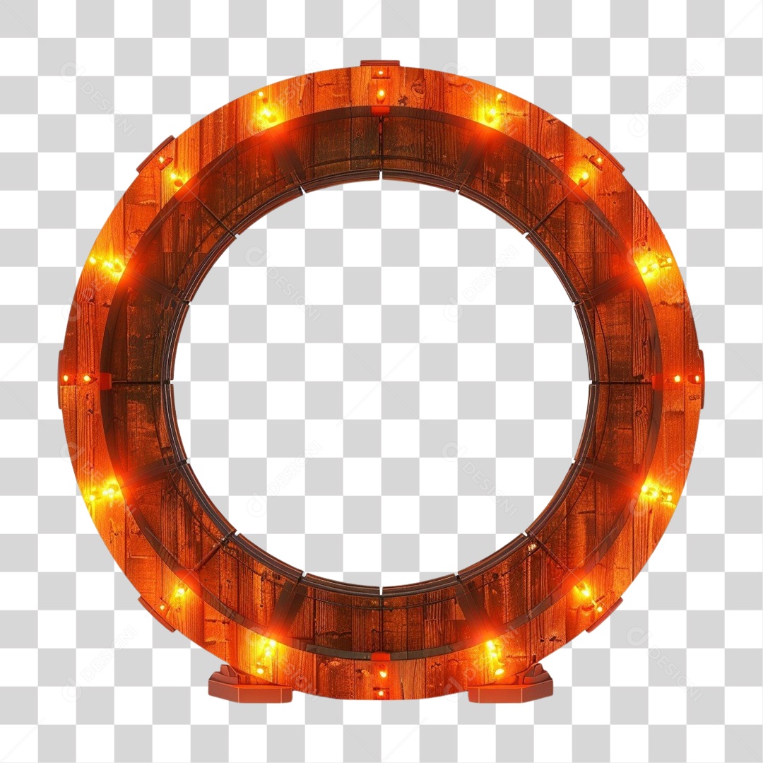 Portal de Madeira PNG Transparente