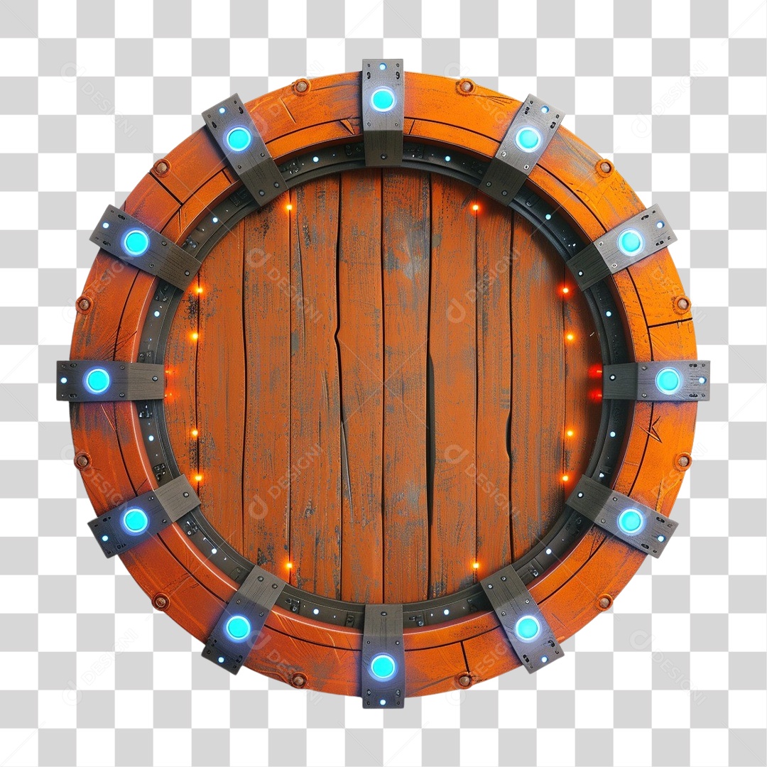 Portal de Madeira PNG Transparente