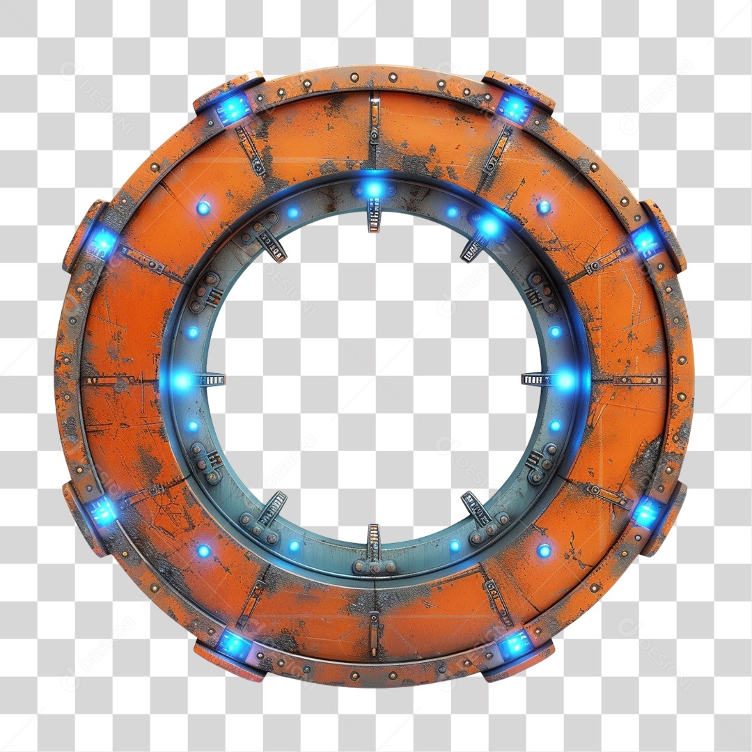 Placa de Madeira com Lâmpadas PNG Transparente