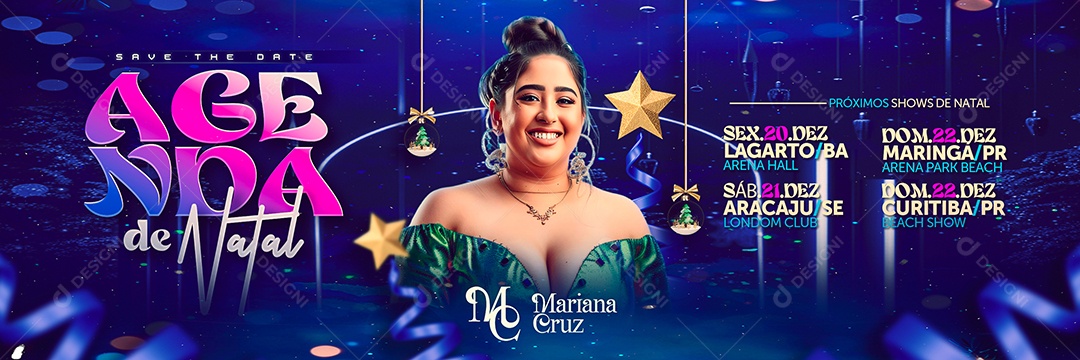 Carrossel Fim de Ano Social Media PSD Editável