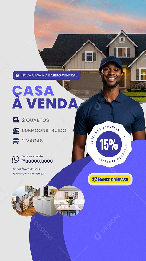 Story Imobiliária Corretora Social Media PSD Editável