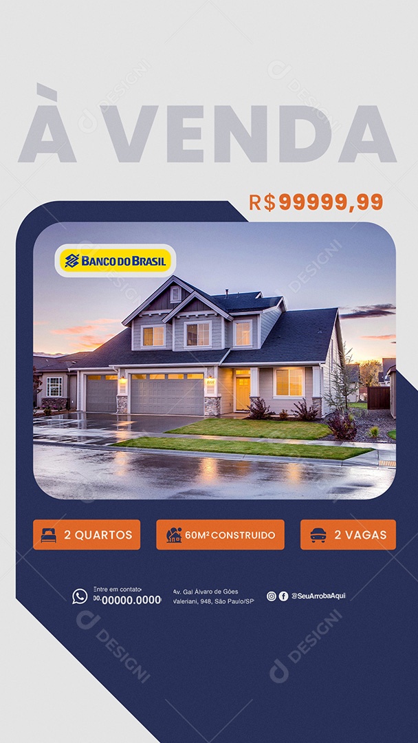 Story Imobiliária Corretora Social Media PSD Editável