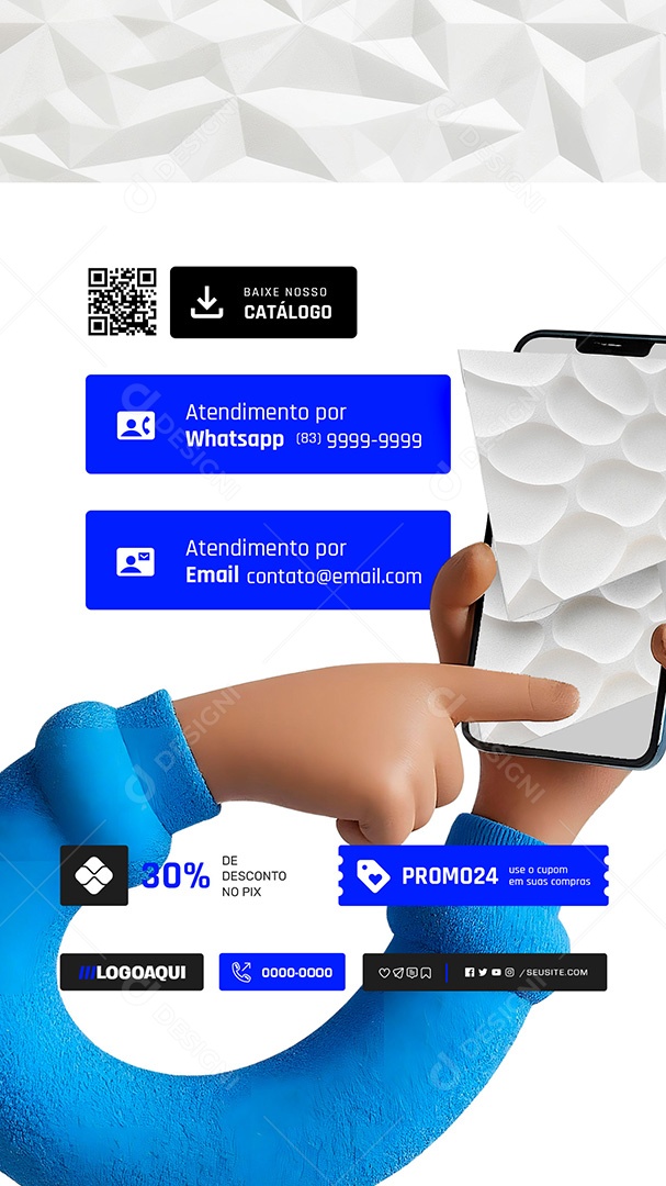 Story Gessos Promoção Social Media PSD Editável